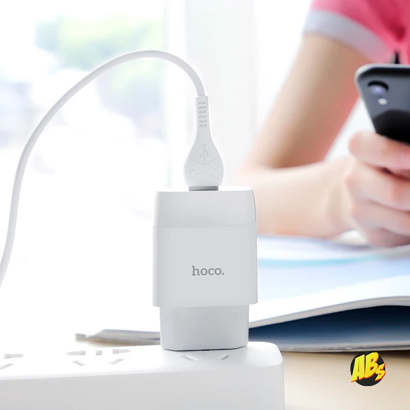 Hoco зарядный адаптер C73A 2 USB 2.4А быстрое зарядное устройство для iPhone iPad Samsung планшет