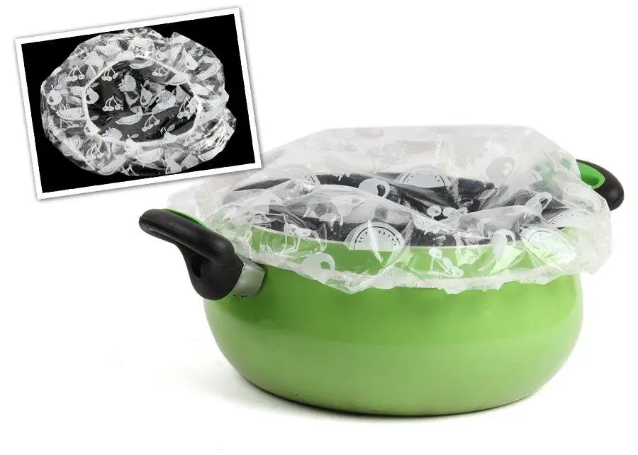 

16 Pieces Practical Durable Useful Fridge Freezer Pots and Plates Bowl Bonnets