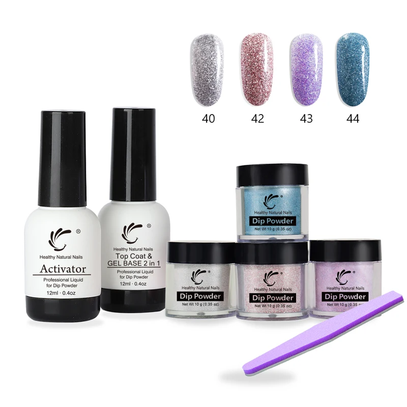 Kit 07 ТП 7 шт./компл. 0,35 oz порошок погружения ногтя+ 12 мл гель для гелевого маникюра без лампы затвердевающий акриловый Системы 10g порошок салон Декор инструмент - Цвет: Kit 07