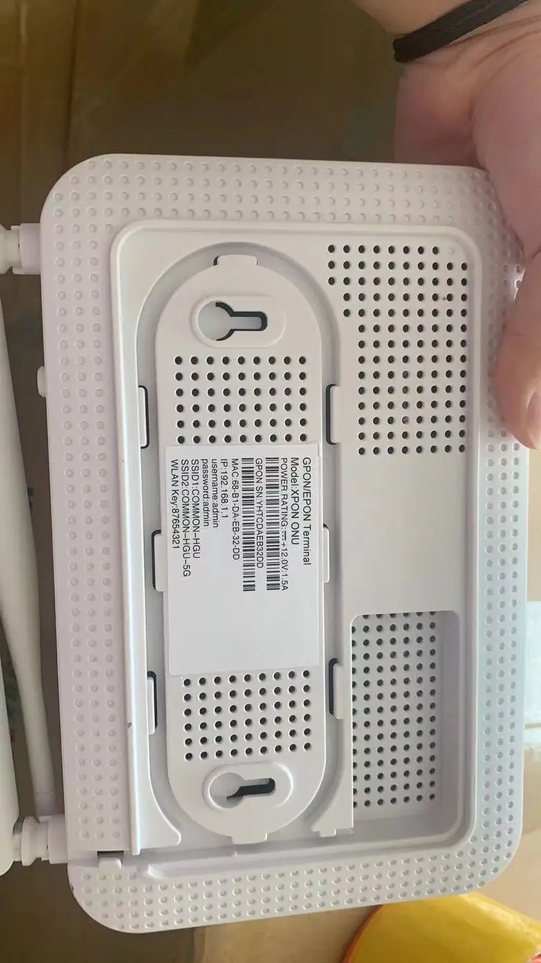 XPON-ONU 1GE + 3FE + 2USB + TEL WIFI 2,4G y 5G, 4 piezas, env&iacute;o gratis, versi&oacute;n en ingl&eacute;s-3