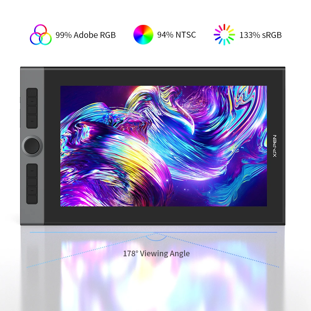 XP PEN Artist Pro 16 графический планшет монитор с X3 умным чипом ручка чертежный 15 6 дюймов