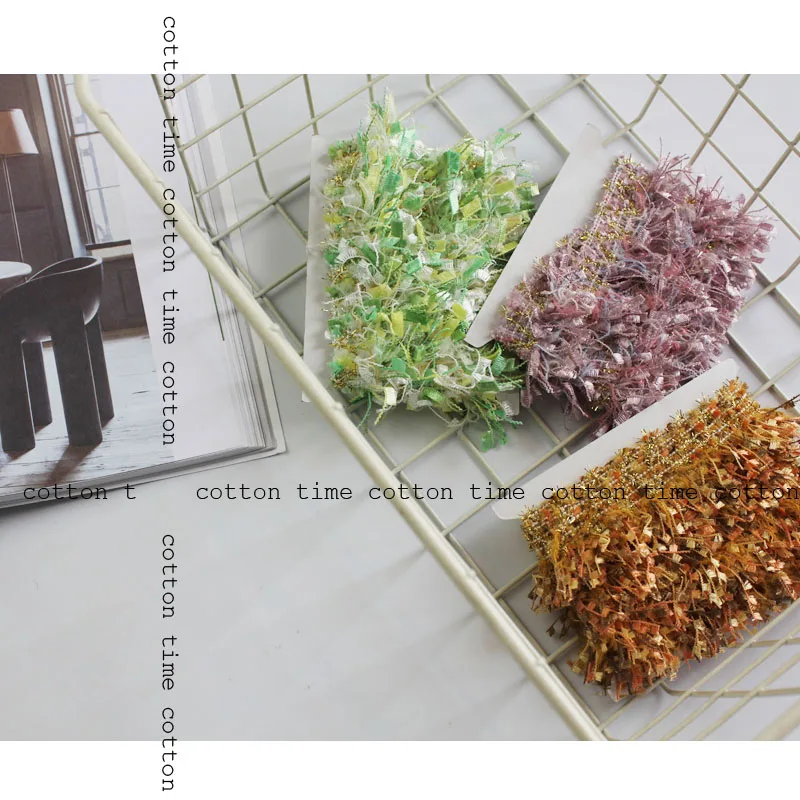 5 ярдов Золотая Смешанная кисточка с бахромой Бохо тесьма лента в этническом