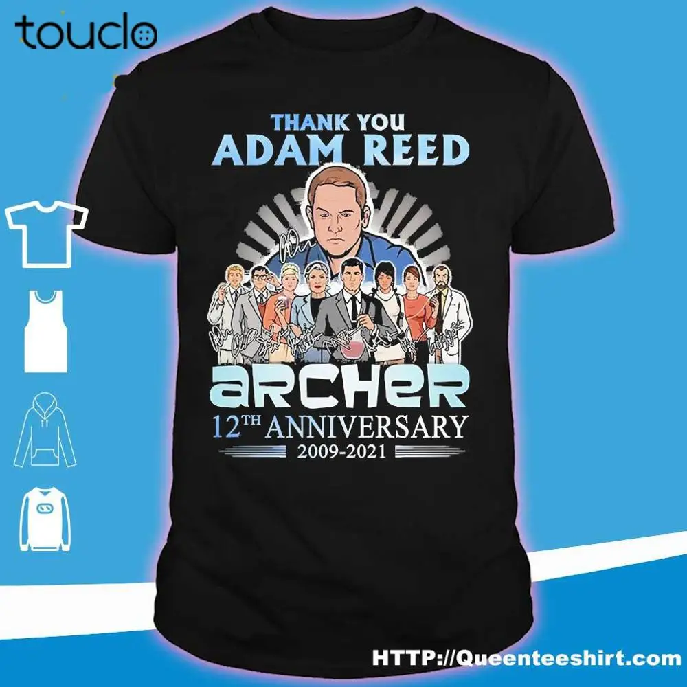 

Thank you adam reed archer 12th anniversary 2009 2021 Men Black Tshirt