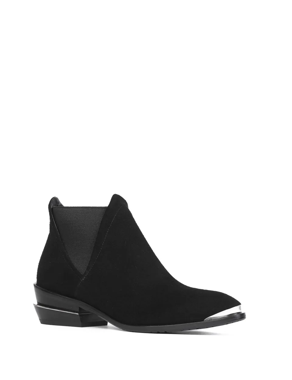 

İLVİ Dcahan Women's Heeled Boot Black Suede