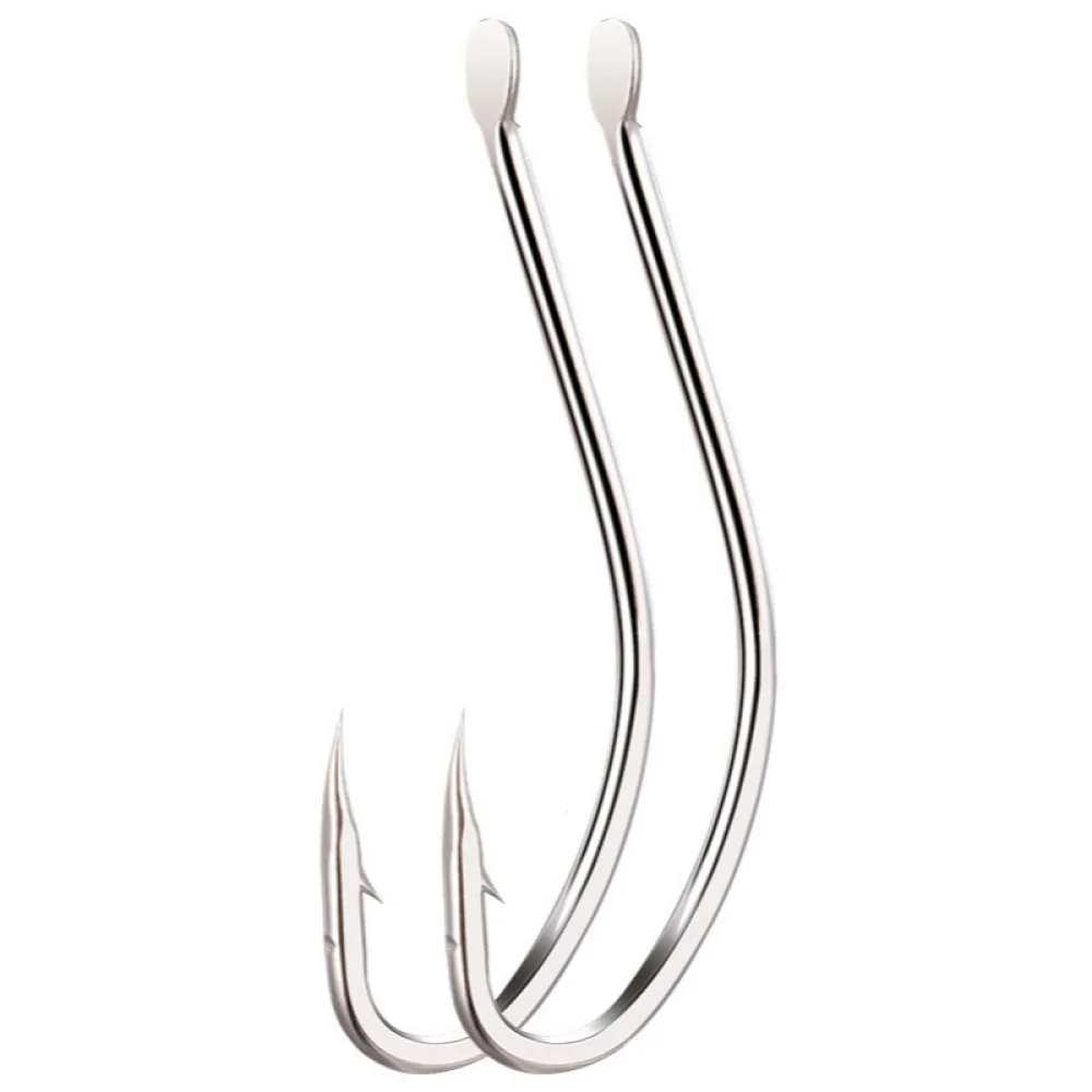 

White Fox Fishhook 100Pcs 1-15 Sizes Fishing Hooks High Steel Carbon Fishing Hook With Barbed Hooks Tackle Goods For Fishing