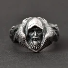 Odin Ворон Скандинавская мифология ранние кольца для мужчин винтажные из нержавеющей стали скандинавский амулет мужское кольцо ювелирные изделия подарок Вечерние