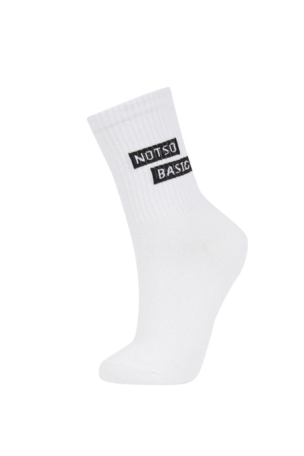 Women's Cotton Slogan Patterned 3 Pack Long Socks