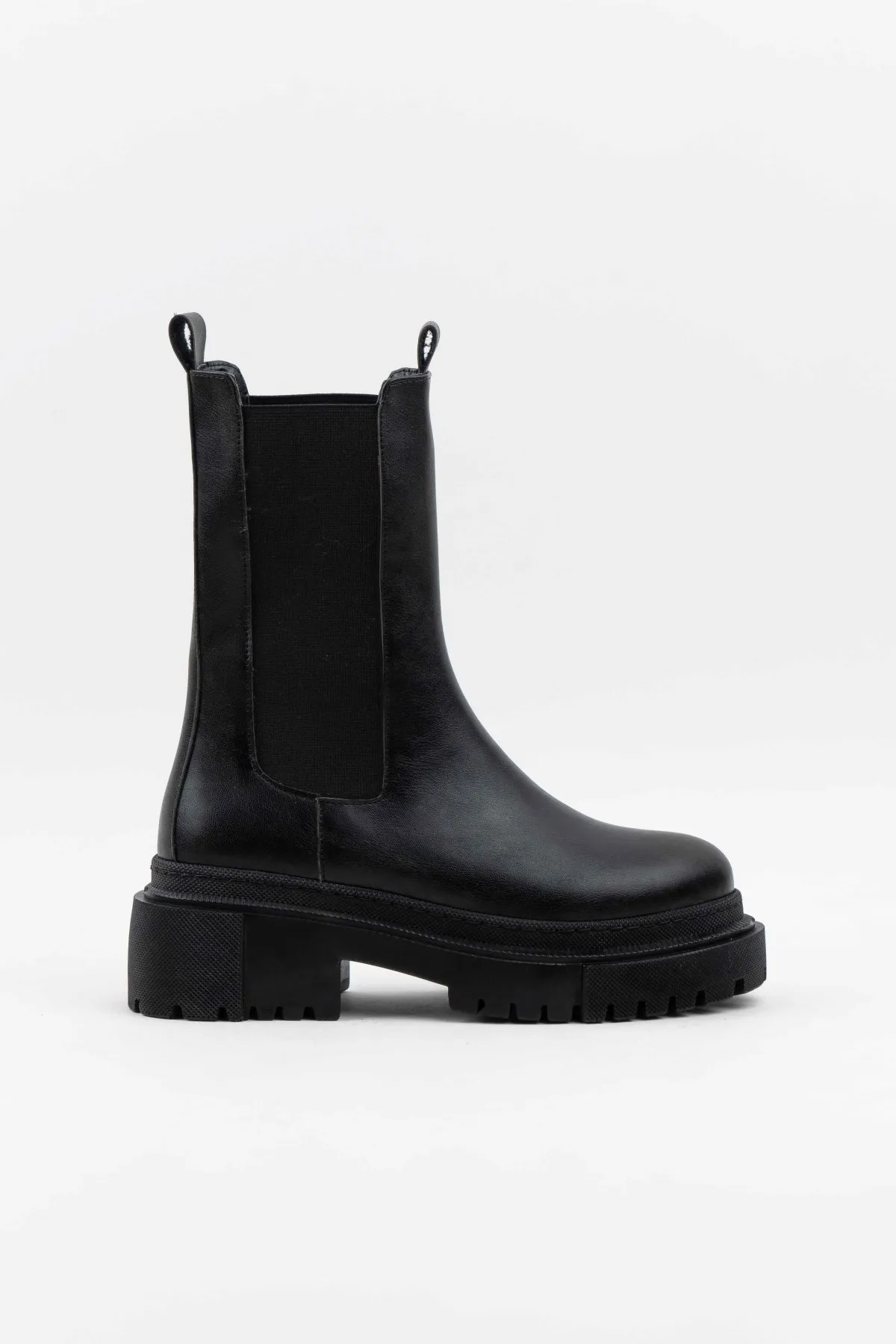 

Women Short Boots 2022 Ladies High Quality PU Faux Leather Ankle Bootie Platform Motorcycle Shoes For Punk 36-40 Winter Round