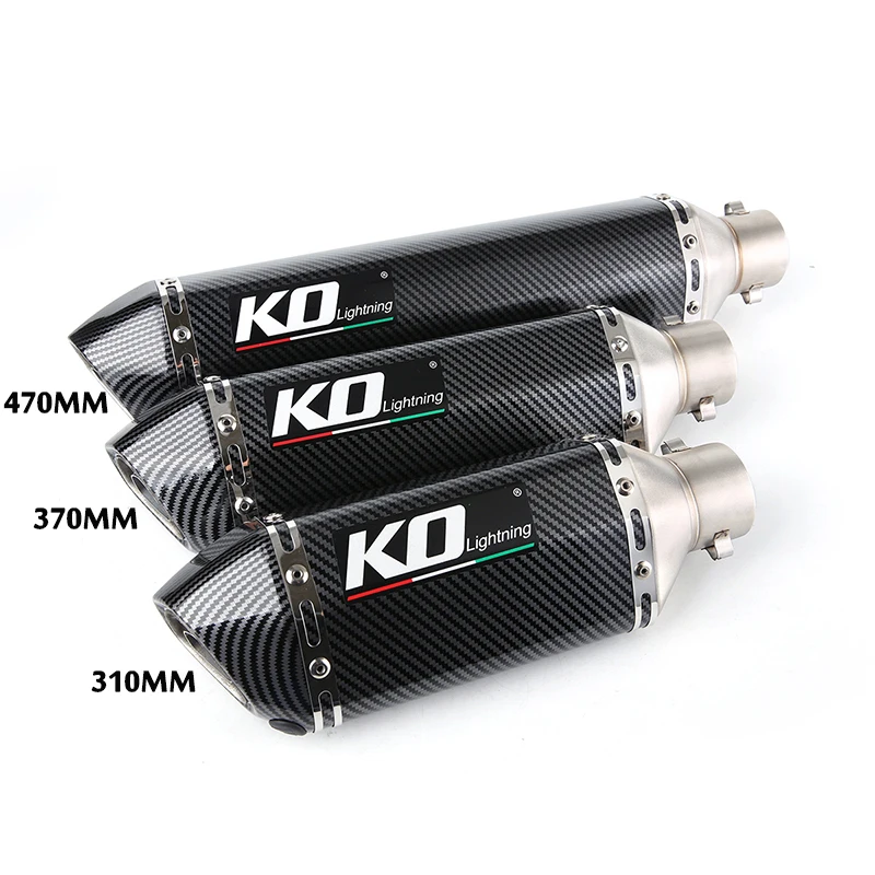 

38-51mm Universal Exhaust Tips Muffler Baffles Pipe Removable DB Killer For 800cc Motorcycle Dirt Street Bike Modified System