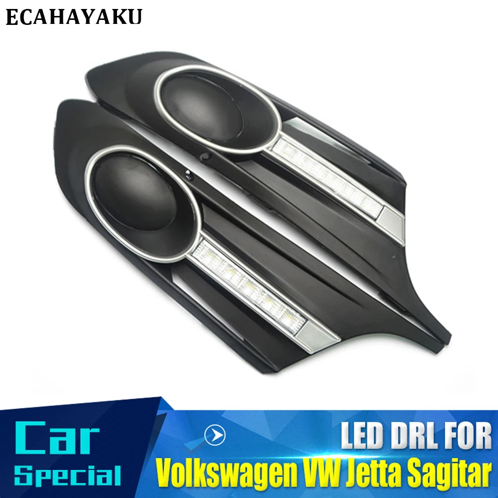 ECAHAYAKU 2 шт. противотуманных фар для Volkswagen Sagitar 2012 2013 2014 Автомобильный Стайлинг