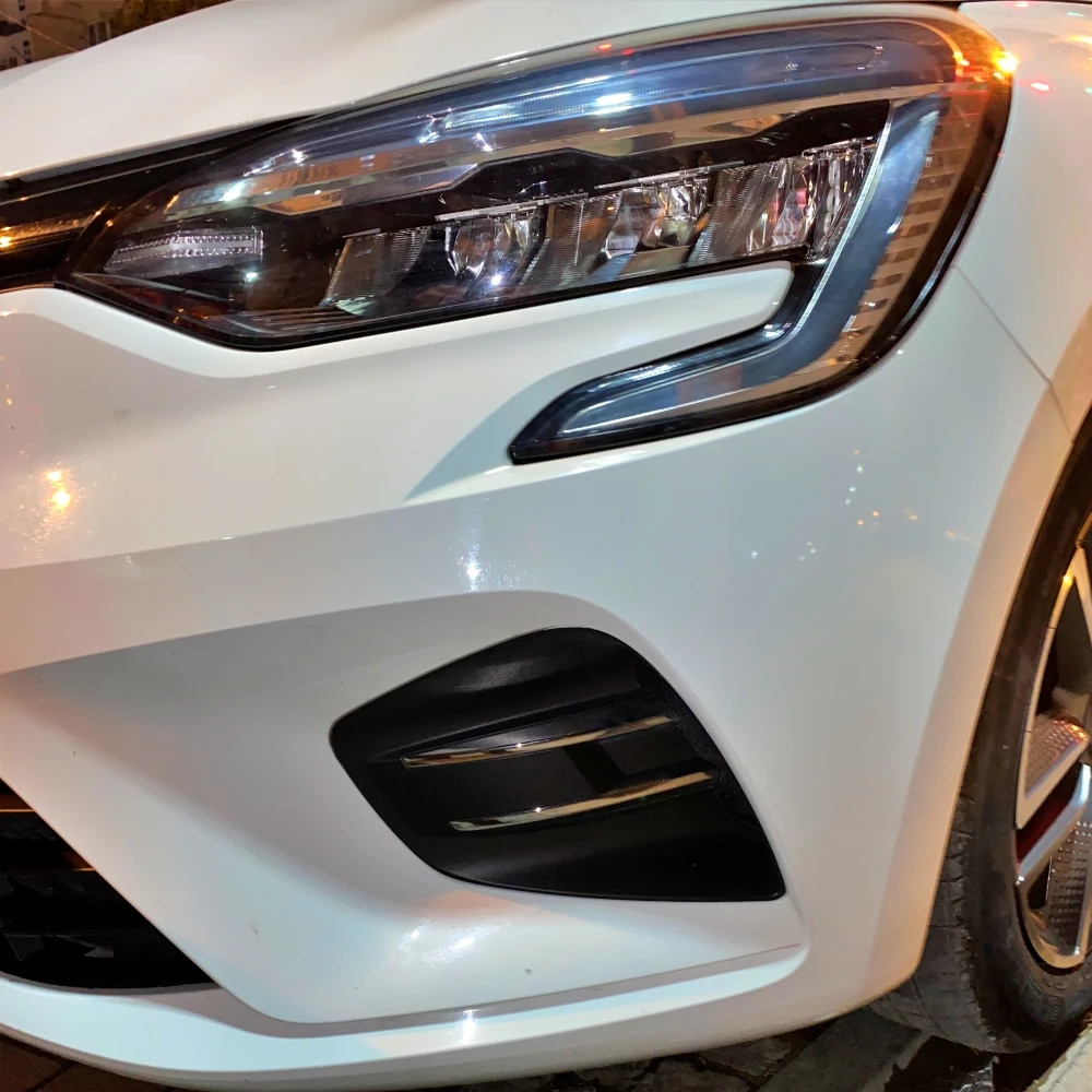 Хром туман светильник Запчасти для Renault Clio V внешние аксессуары 5 2019-2020-2021 модели