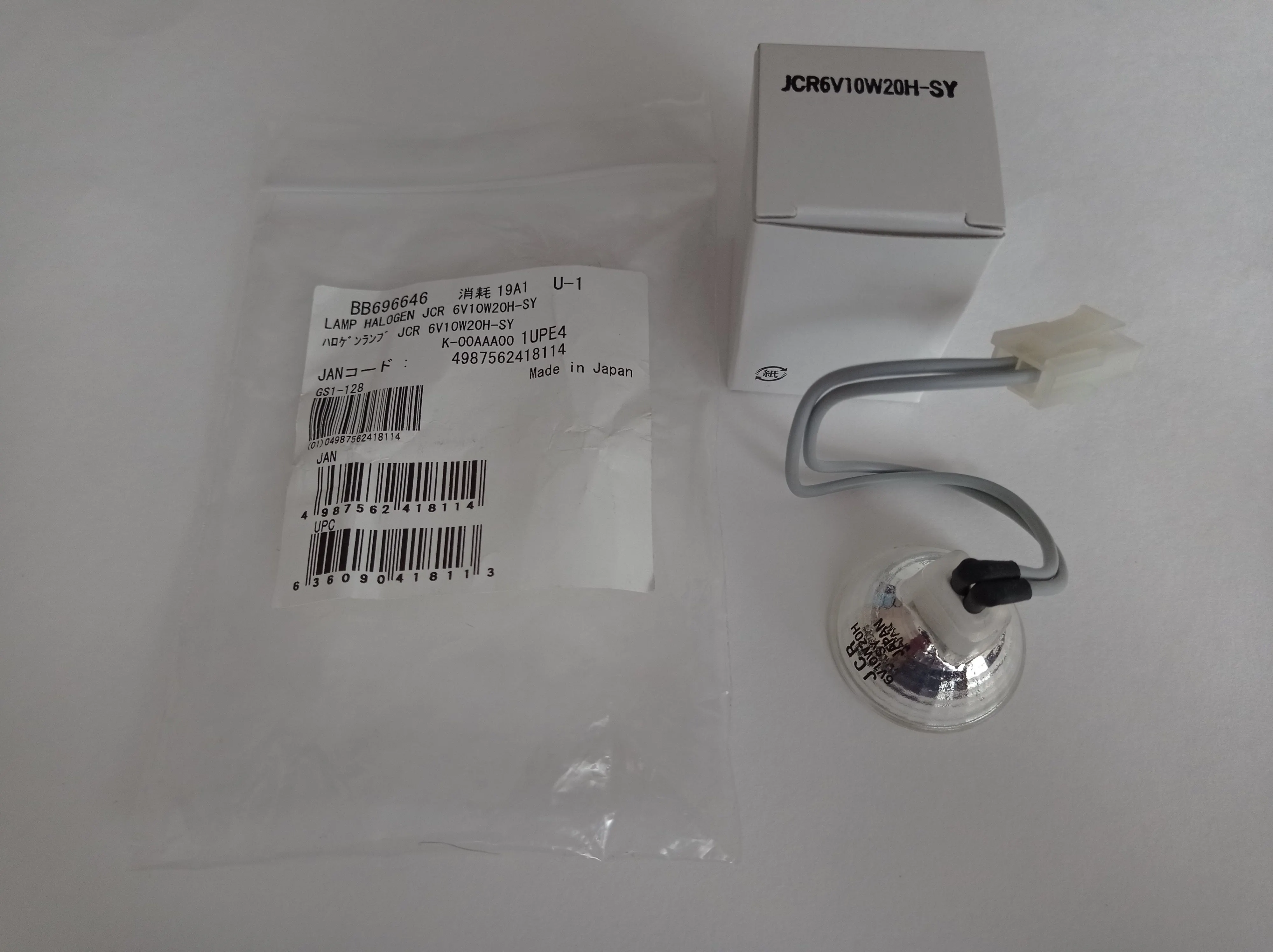 BB696646 JCR 6V10WH20-SY лампа для SYSMEX CA500/CA530/CA560/CA1500/CA6000/CA7000 Япония |