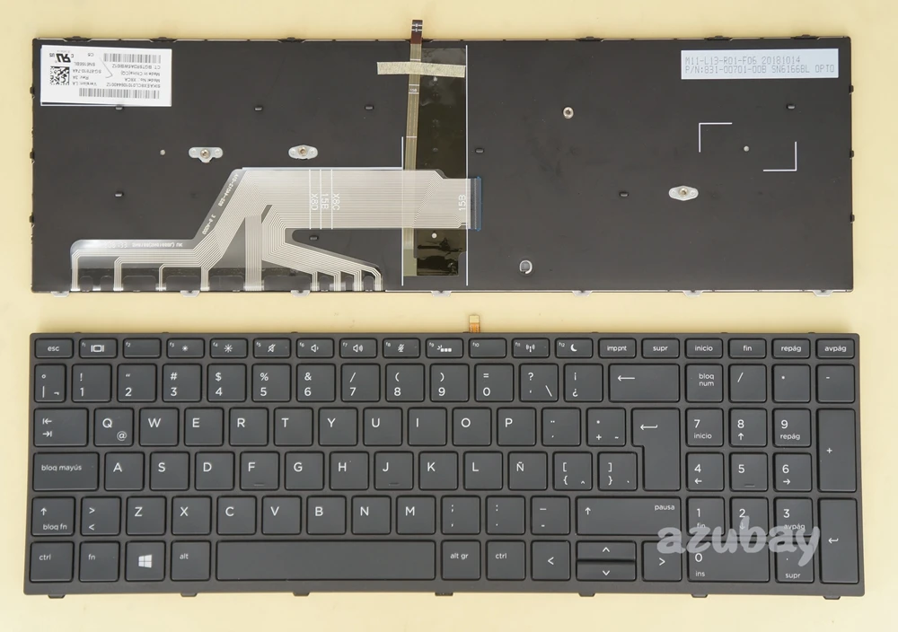 Unido, TH, LAS, FR, BG, SP, QWERTY,