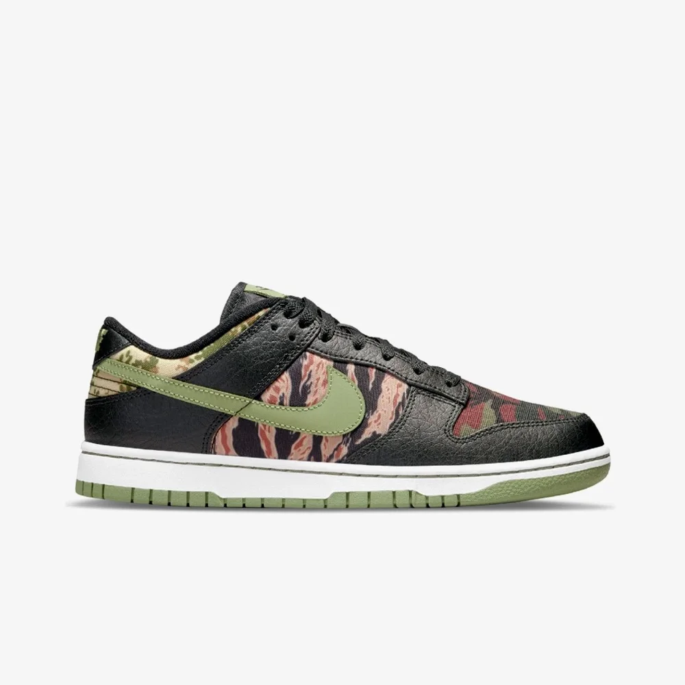 Оригинальные мужские спортивные туфли Nike Dunk Low SE Crazy Camo кроссовки | Спорт и