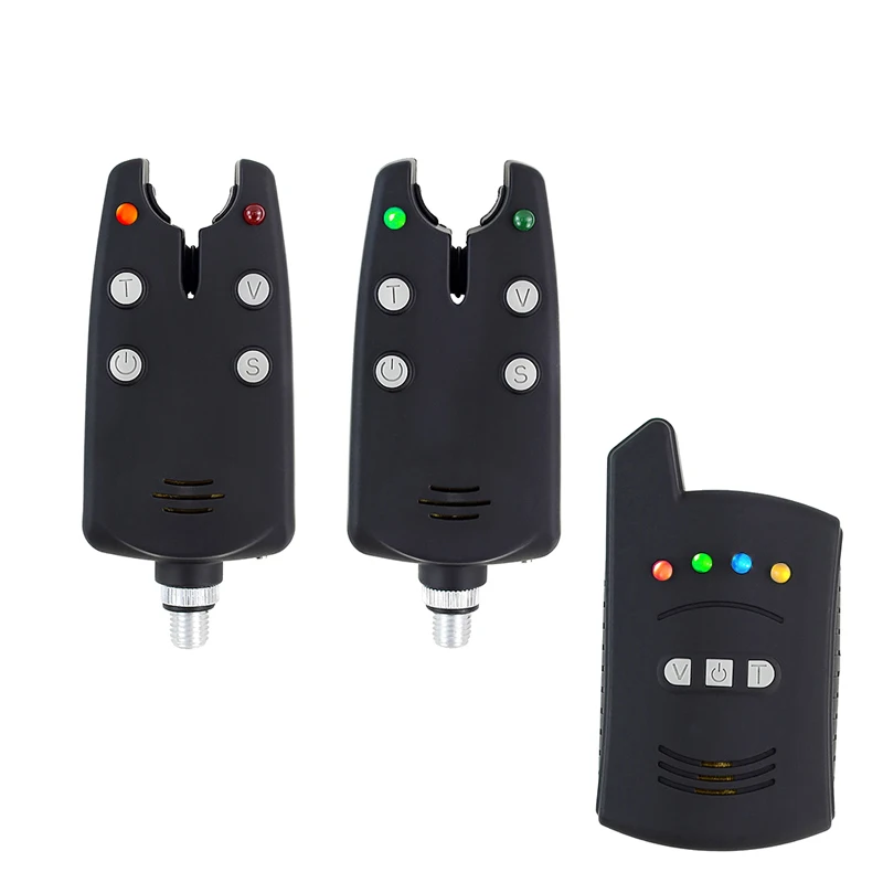 

Carp Fishing Fish Bite Alarm Set Sensitivity Adjustable Wireless Goods for Fishing LED Lighting Sound Alarm
