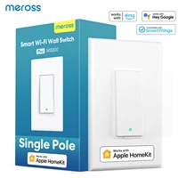 homekit wifi smart wall switch us standard single pole wireless light switches support alexa google assistant smartthings meross