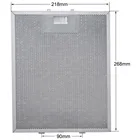 00449421 Фильтр для вытяжки 268x218 мм Масляный фильтр для вытяжки Вытяжка Аспиратор Жироулавливающий фильтр Кухонная вытяжка 26,8x21,8 см 00704113 сетка для вытяжки, жироуловитель для вытяжки