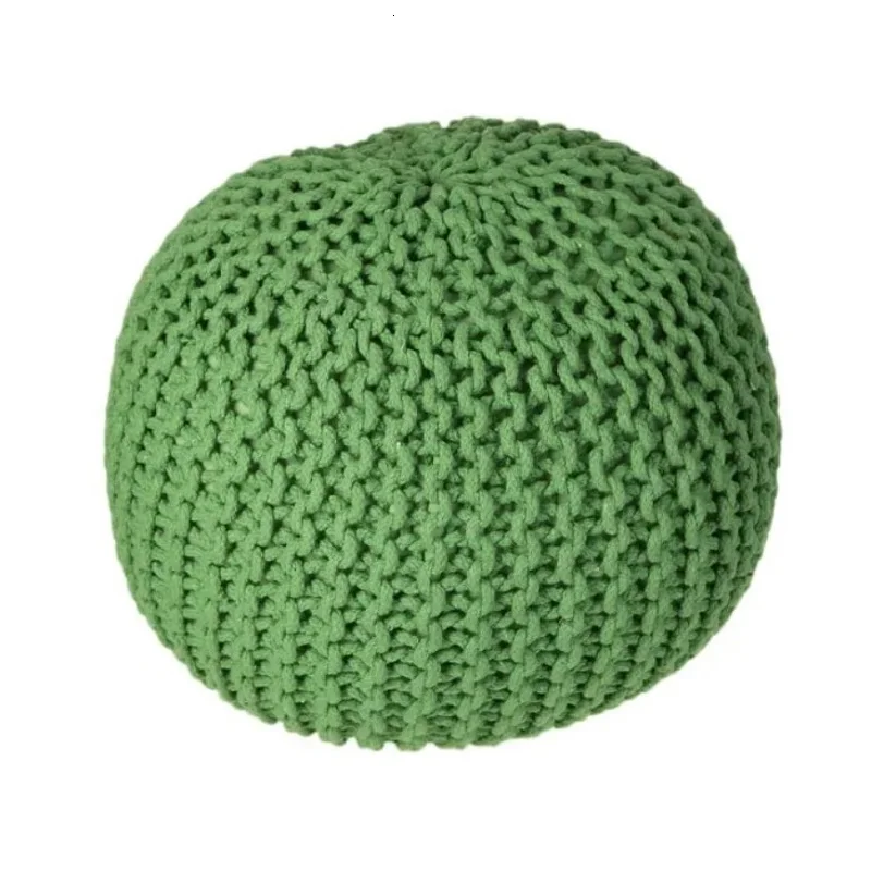 Пуфик Кос пуф банкетка Delicatex вязаный цвет в ассортименте.|Табуреты и пуфики| |