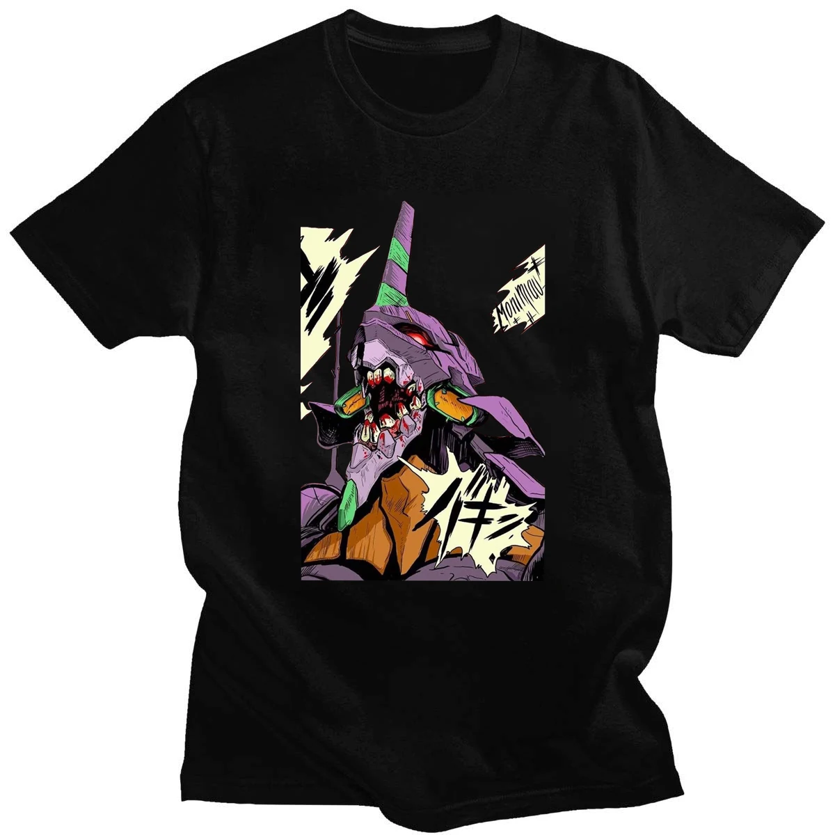 

Japanese Classic Cartoon Character Printed T-Shirt Neutral Cotton Round Neck Harajuku Short-Sleeved Daily Simple Summer New Top