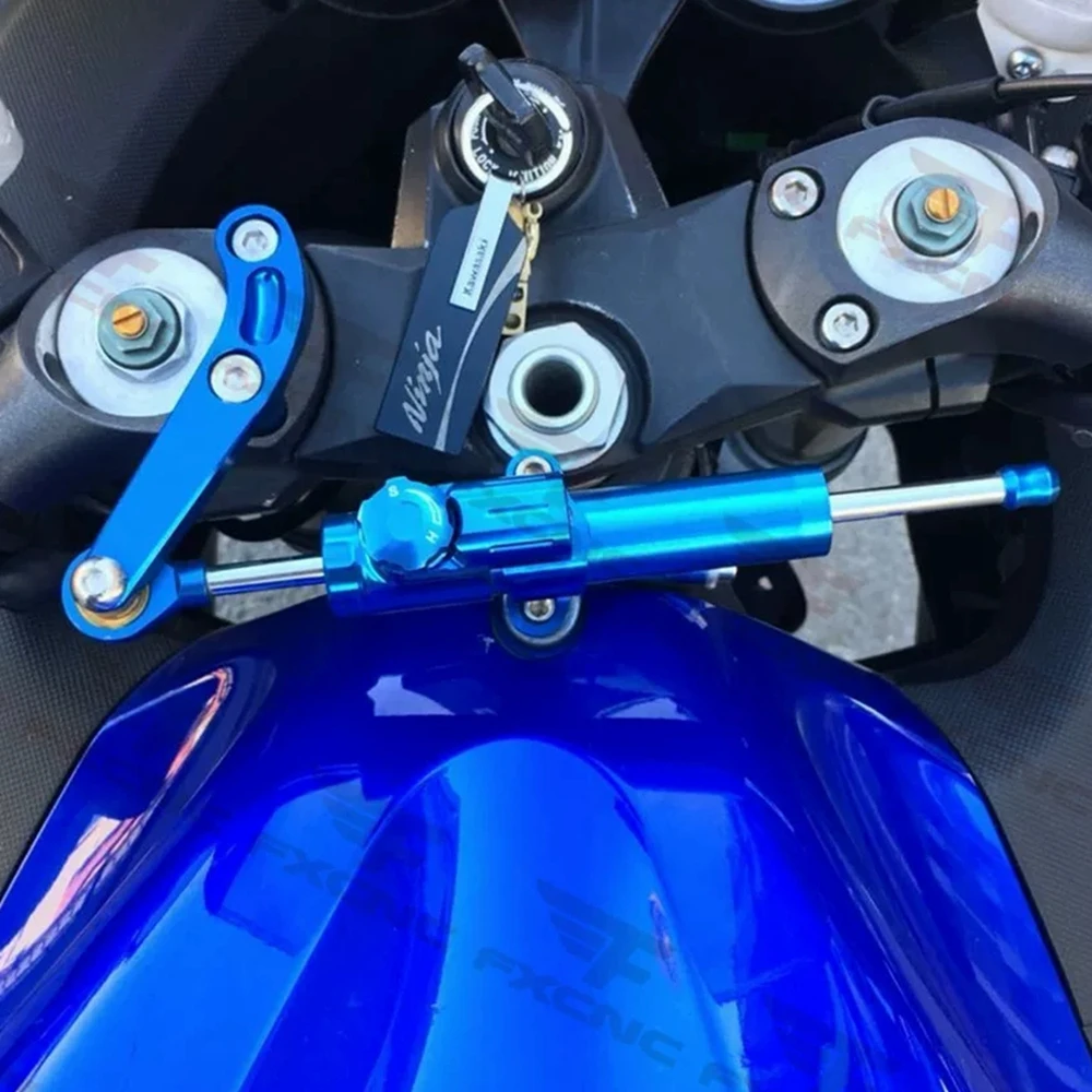 Стабилизатор мотоцикла CNC демпфер полный кронштейн для крепления руля KAWASAKI ZZR1400