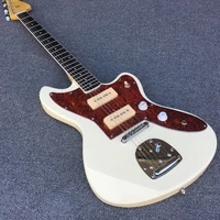 electric guitar mahogany body rosewood fingerboard environmental paint white color jaguar guitar in stock free shipping
