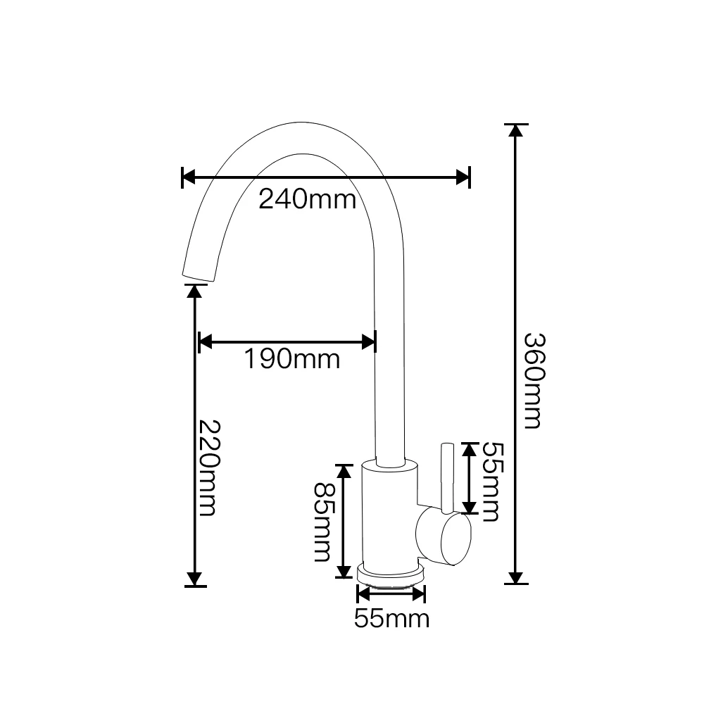FRAP нержавеющая сталь кран для кухни смеситель на кухню кухонный molnia |