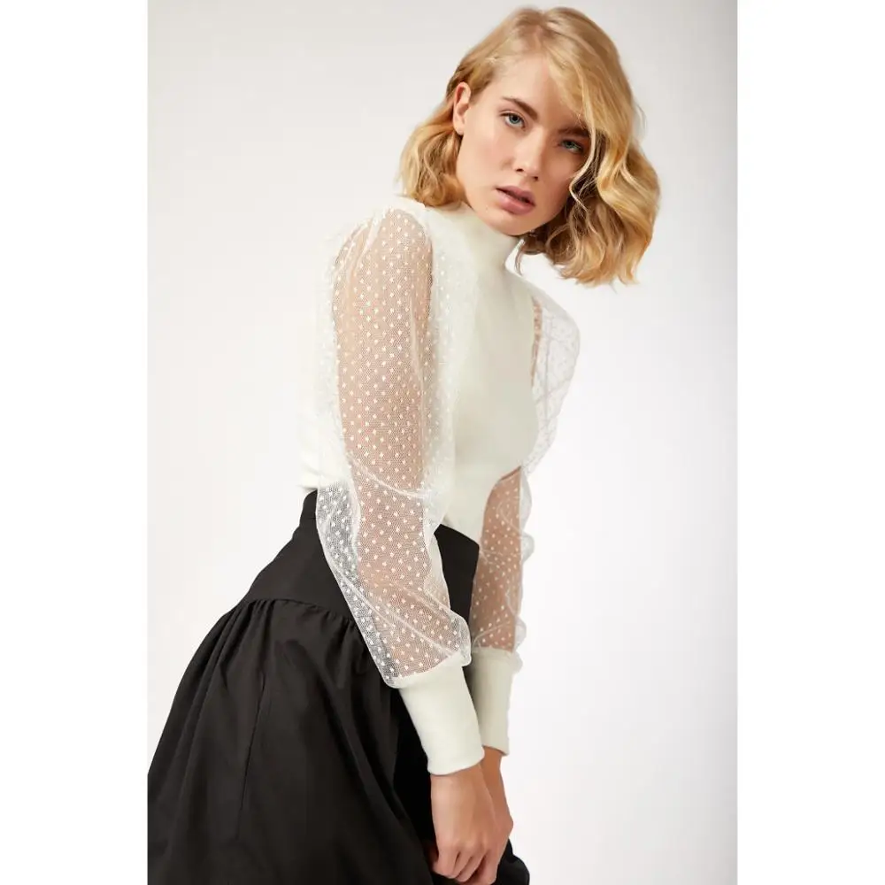 Knitted Sweater Off Shoulder Pullovers for Women Long Sleeve Turtleneck Female Jumper Black White Gray Sexy Clothing | Женская одежда