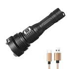 WUBEN индикатор питания светодиодный фонарик Тактический USB Type-C перезаряжаемый фонарь Cree XHP70 Led 3200 люмен 26650 батарея
