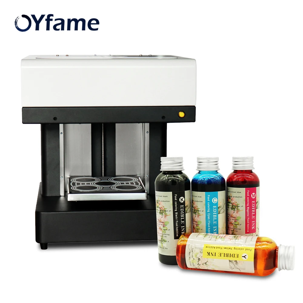 Кофе принтер 4 чашки автоматический торт шоколадный Selfie Priter кофе печатная машина