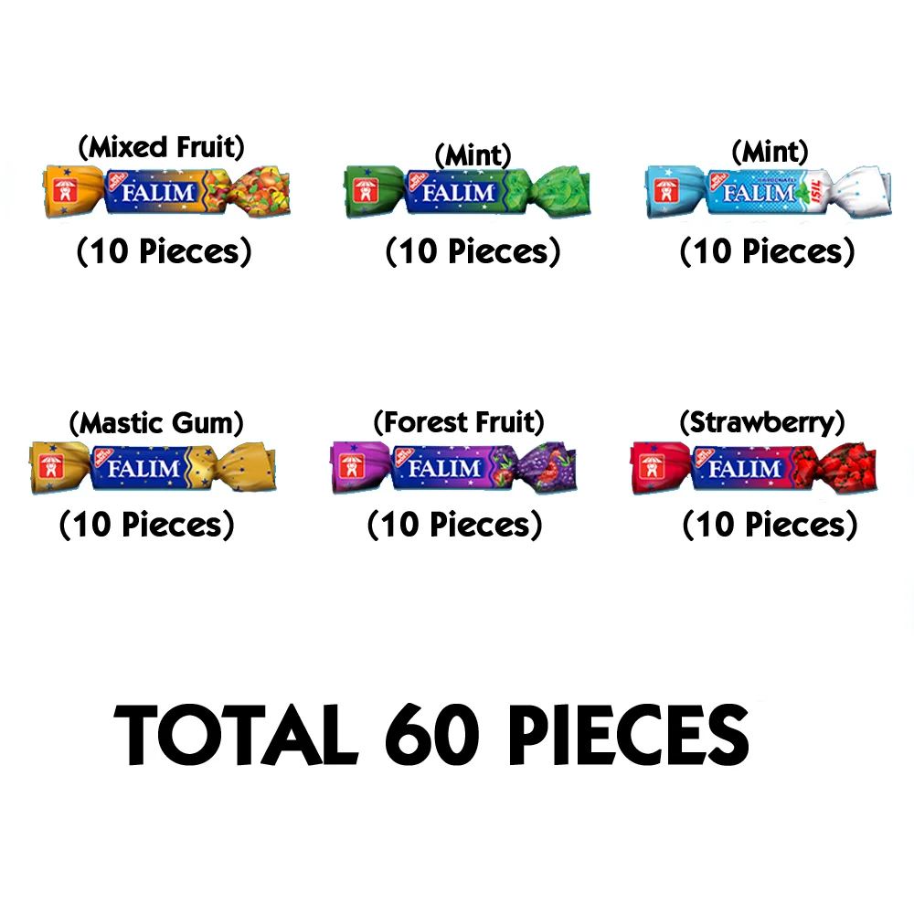 60 шт. жевательная резинка без сахара |