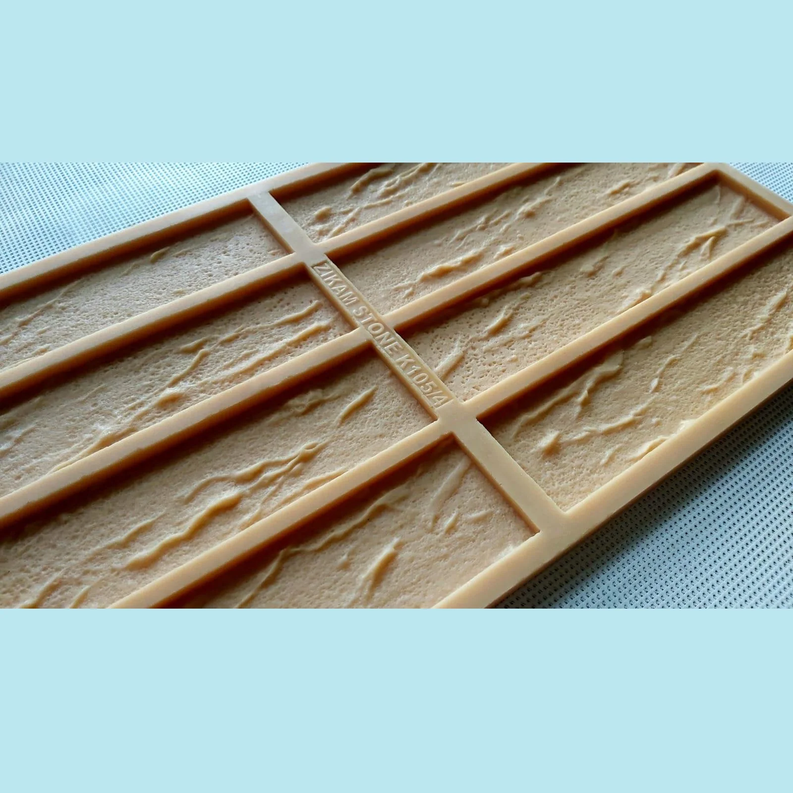 DIY Кирпич НЕМЕЦКИЙ - силиконовая форма для литья из гипса своими руками. Гипсовый