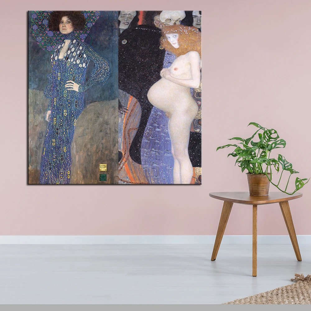 

Fashion girl's room Modern Poster death-and-life print square Wall Art Picture Nordic Home Decor Canvas Painting