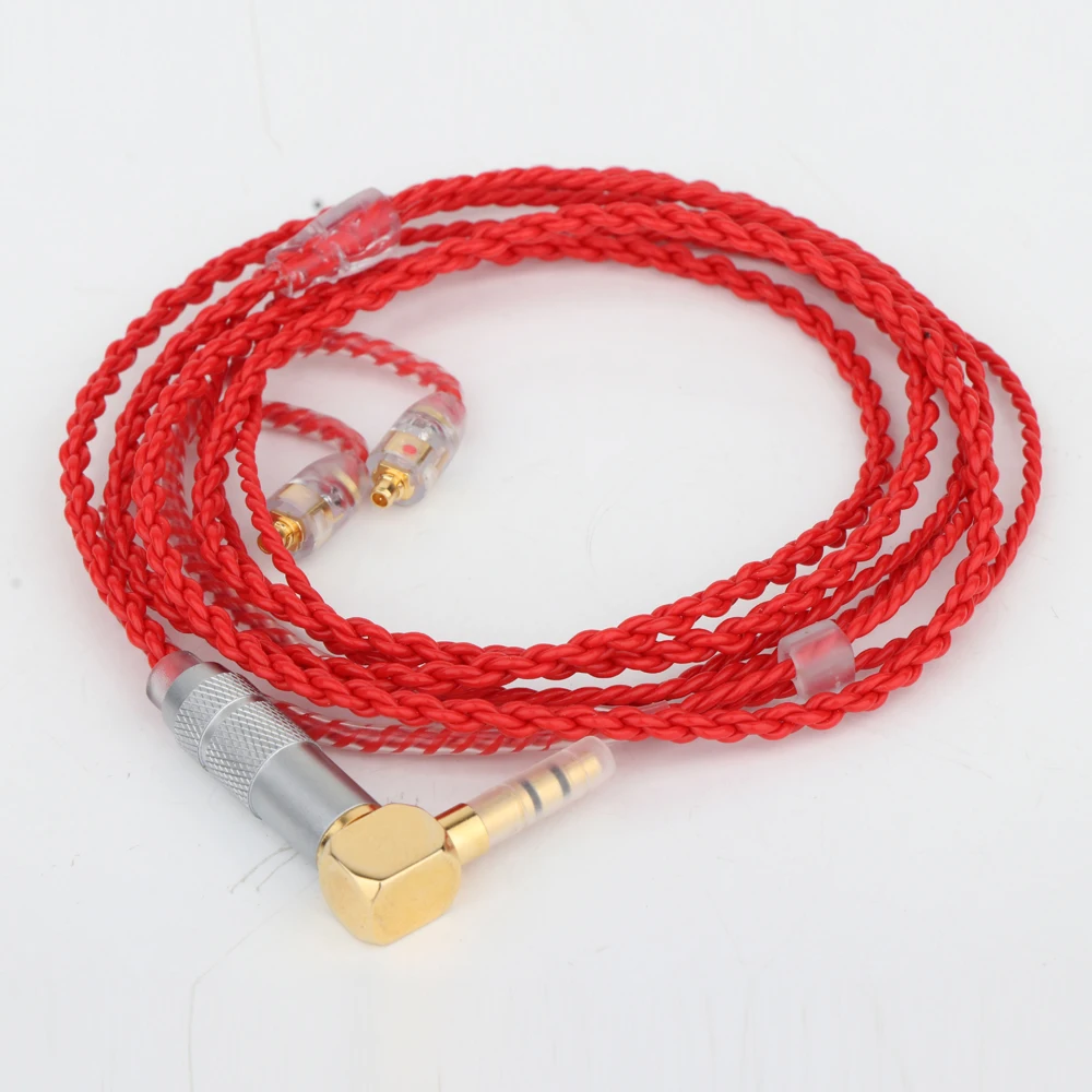 

Red Custom Made 4 Core MMCX Cable ,Earphone Upgrade Cable,wire for Shure SE846 SE535 SE315 SE215 UE900