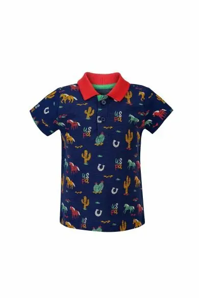 Поло США ASSN. Футболка для маленьких мальчиков |