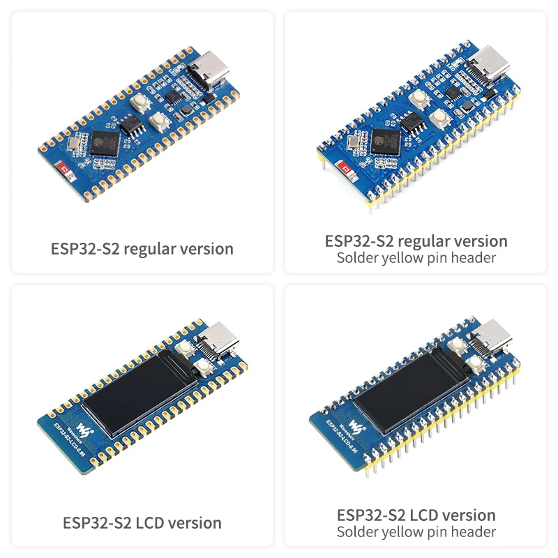 ESP32-S2 микроконтроллер 2 4 GHz Wi-Fi макетная плата 240MHz модуль процессора с Pin / LCD