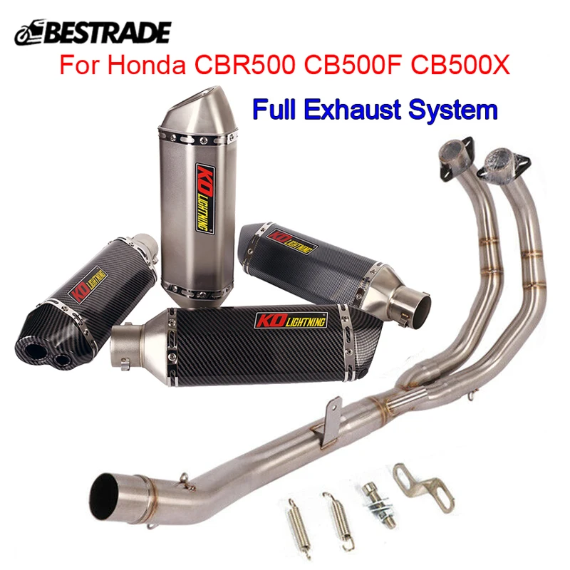 Слип на полную выхлопную систему 51 мм глушитель трубка для глушителя