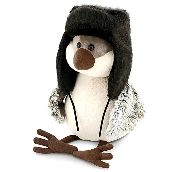 Мягкая игрушка Воробей в ушанке 20 см игрушки от до 50 мягкие игр - купить по