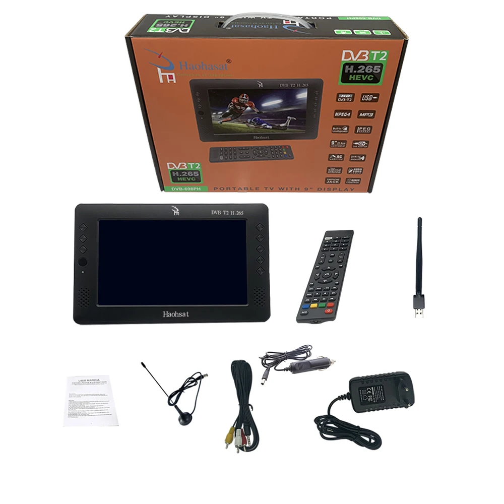 

Haohsat DVB T2 9- -, DVB T2 H.265 Hevc DVB-T Dolby Ac3 usb wifi TF- USB