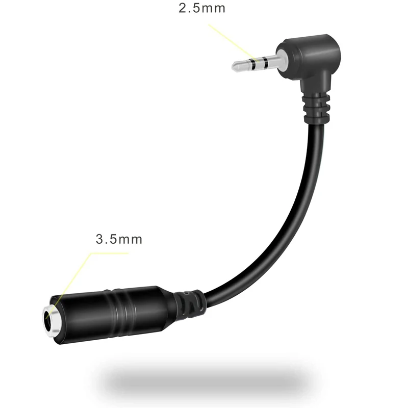 

Headphone Adapter 2.5mm Male to 3.5mm Femalefor Smartphone Headset Adapter 2.5mm (for Panasonic Jack)