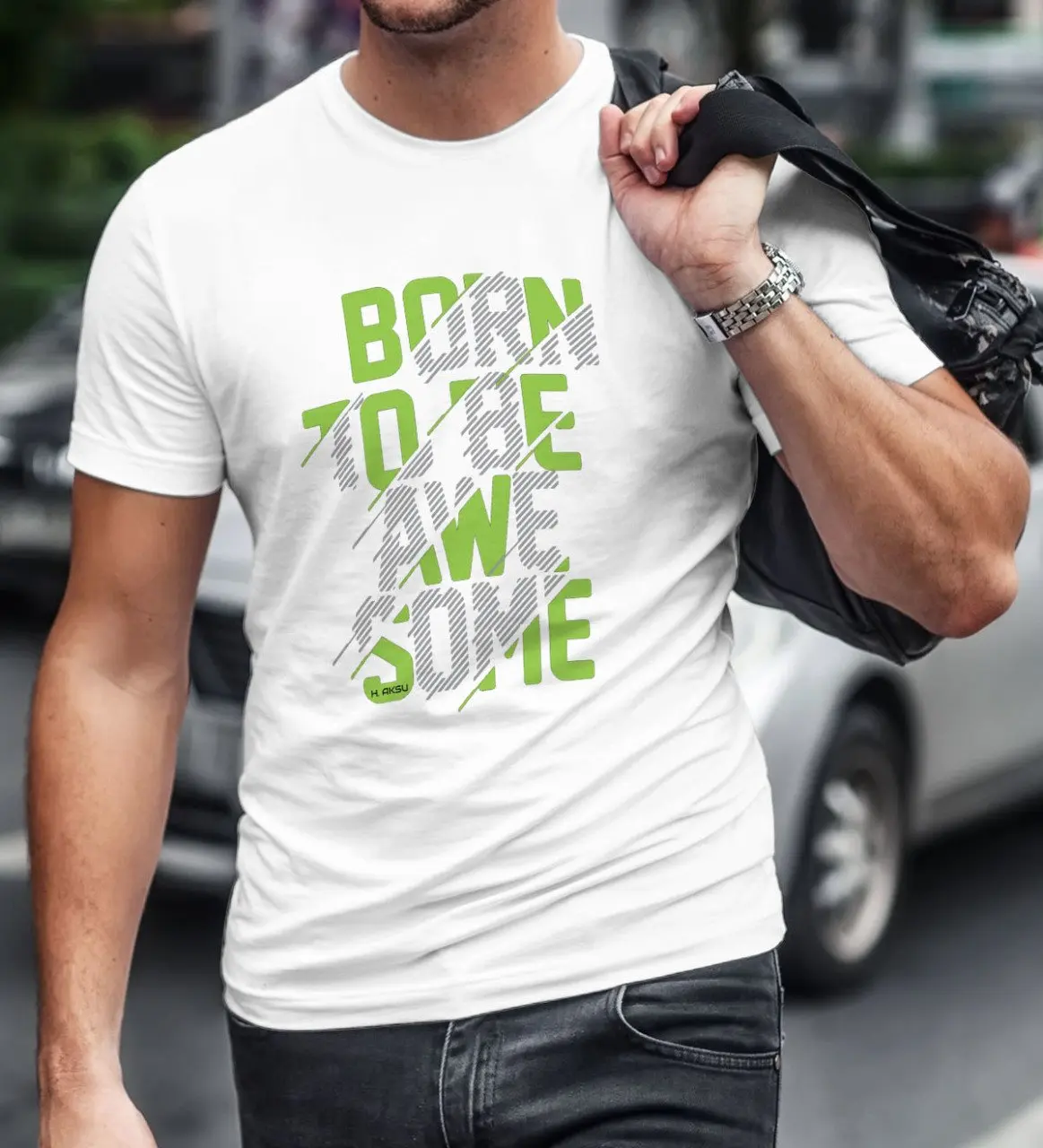 

Персонализированные трендовые мужские T-Shirt-7