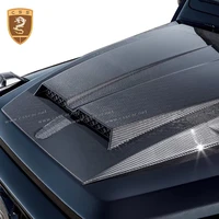 commas real carbon fiber front engine hood engine cover bonnet for mercedes benz g class w463 g900 brabus style