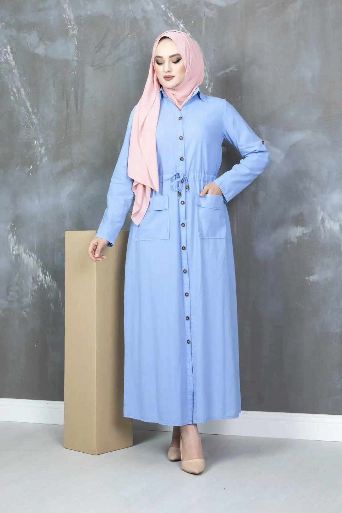 Женское платье-туннель с поясом, мусульманское кимоно из Дубая, марокканская хиджаб, кафтан, мусульманская одежда Женское платье с поясом д...