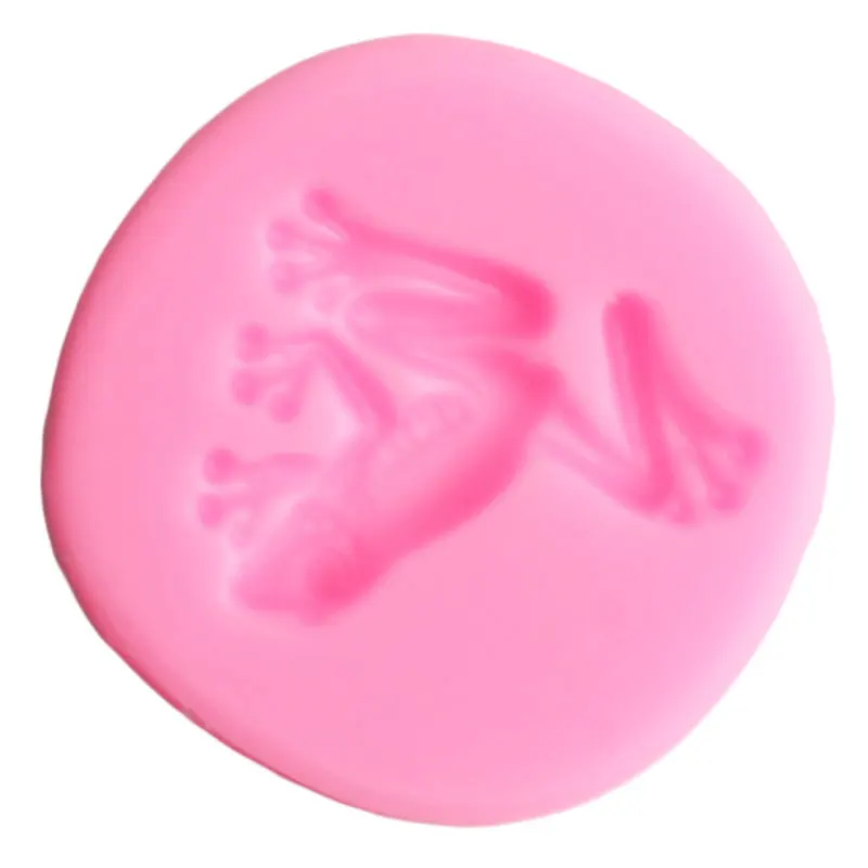 Форма для выпечки и декорирования капкейков из силикона "Лягушка", форма для шоколада, кексов, гампасты, сахарной мастики, инструменты для декорирования тортов, конфет, глины и смолы.