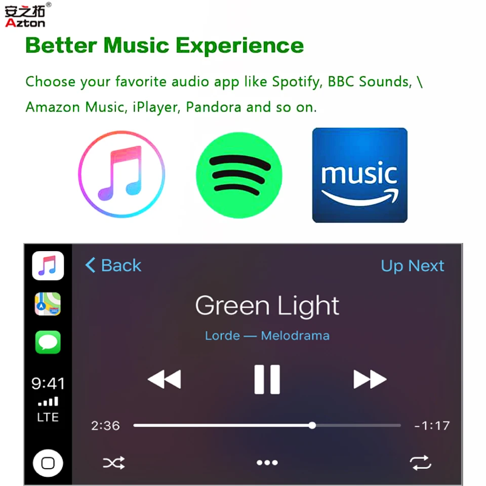 

A4 b8 Wireless CarPlay Android Auto For AUDI Symphoy Concert Radio 2009-2016 Q5 A5 iPhone Apple CarPlay Reverse Camera Adapter