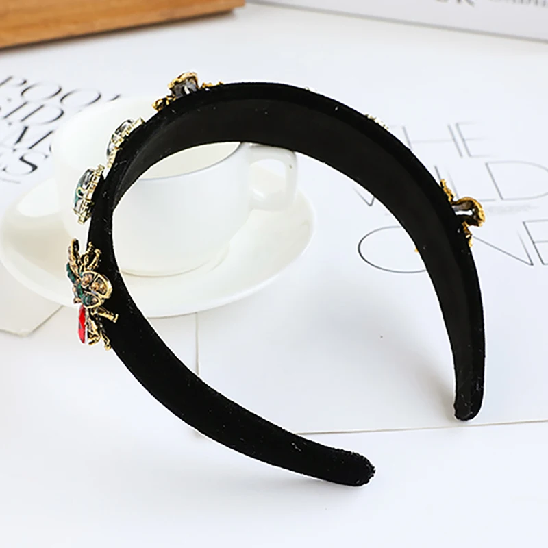 

ZHINI 2020 Fashion Women Girls Summer Bohemian Hair Bands Luxury Handmade Headband Rhinestone Jewelry Hair Accessories
