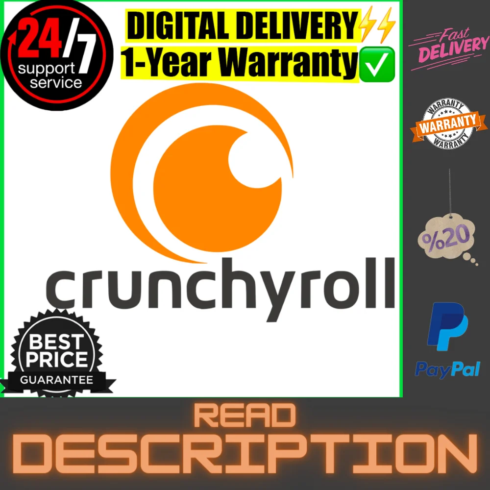 

{ACC⭐Crunchyroll Premium 4K Ultra HD⭐1 Screen⭐Global⭐WARRANTY⭐100%⭐}