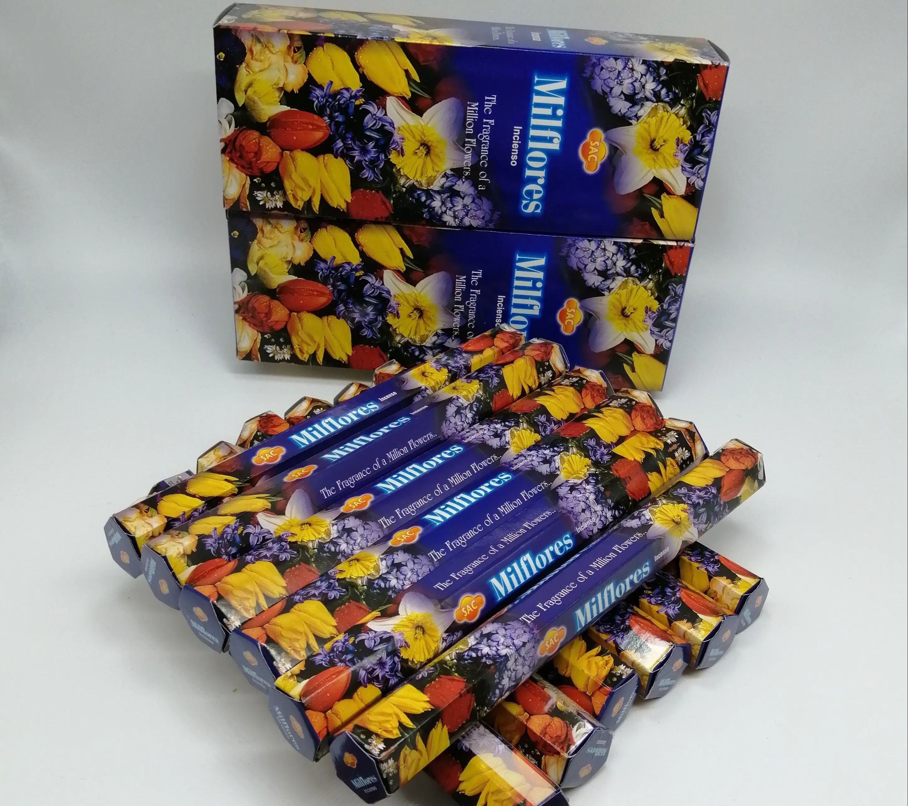 Благовония MILFLORES DE SAC 2 коробки по 6 коробок (240 г в общей сложности)