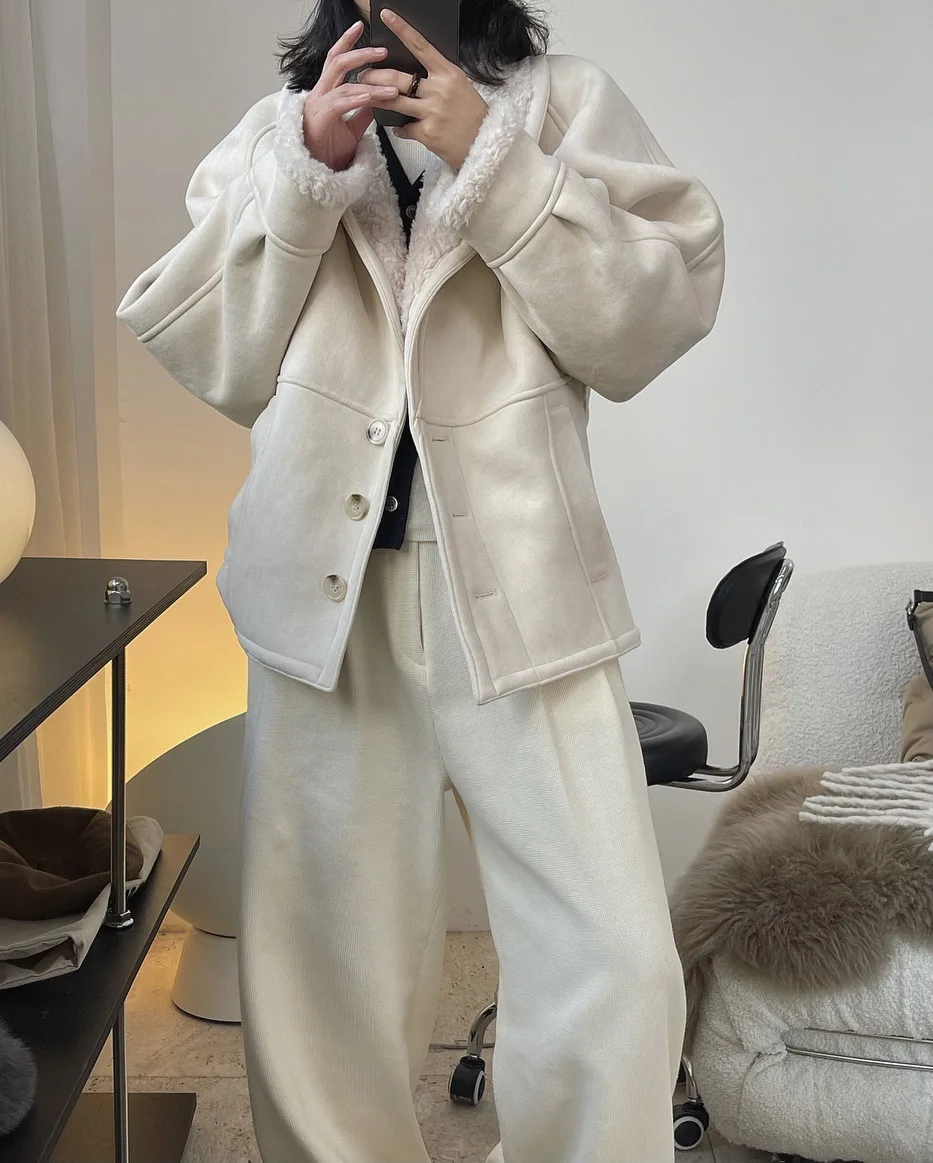 woman warm winter coat