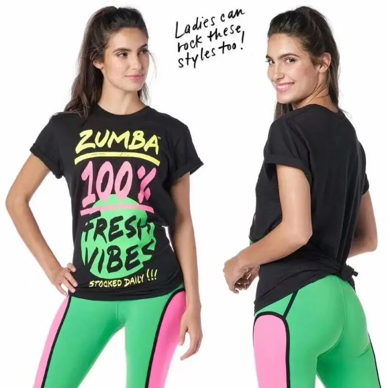 Одежда Zumba новинка дешевая Женская одежда для йоги аэробики и бега фитнеса zumba с