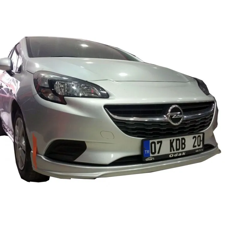 

Opel Corsa E için 2014-2019 Ön Tampon Dudak Custom Style Ön Etek Abs Plastik
